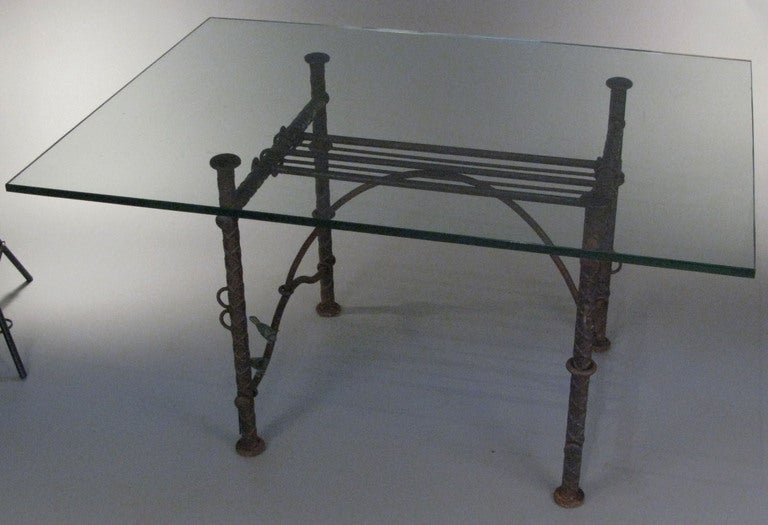 Israeli Iron & Bronze Table by Ilana Goor