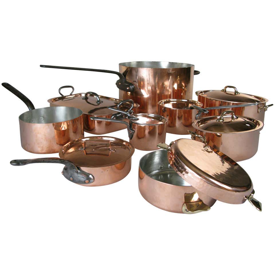 Collection of Antique French and English Copper Cookware at 1stDibs ...