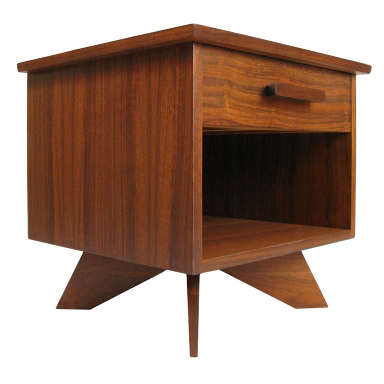 Classic Walnut Nightstand by George Nakashima for Widdicomb