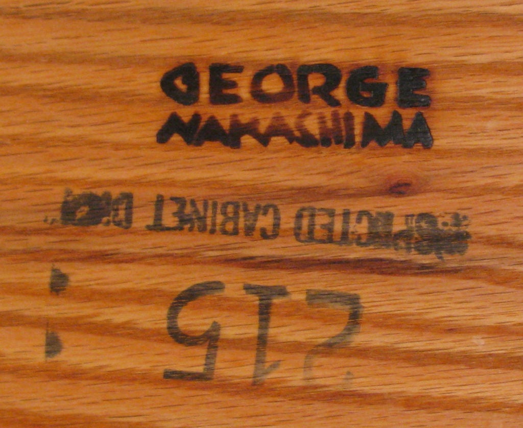Mid-20th Century Classic Walnut Nightstand by George Nakashima for Widdicomb