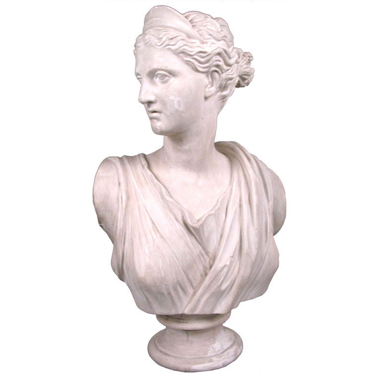 Antique Bust of Godess Athena