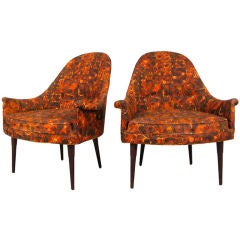 Pair of Modern Lounge Chairs by Adrian Pearsall