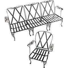 Vintage Woodard Garden Lounge Seating