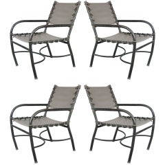 Set of Four Vintage Lounge Chairs by Walter Lamb