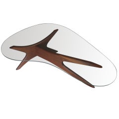 Modern Walnut Cocktail Table by Adrian Pearsall for Craft Assoc. Modern Walnut Cocktail Table by Adrian Pearsall for Craft Assoc.