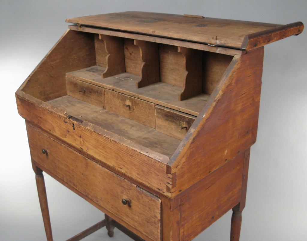 antique school masters desk