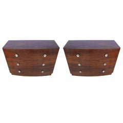 Pair of Rosewood Chests by Gilbert Rohde for Herman Miller