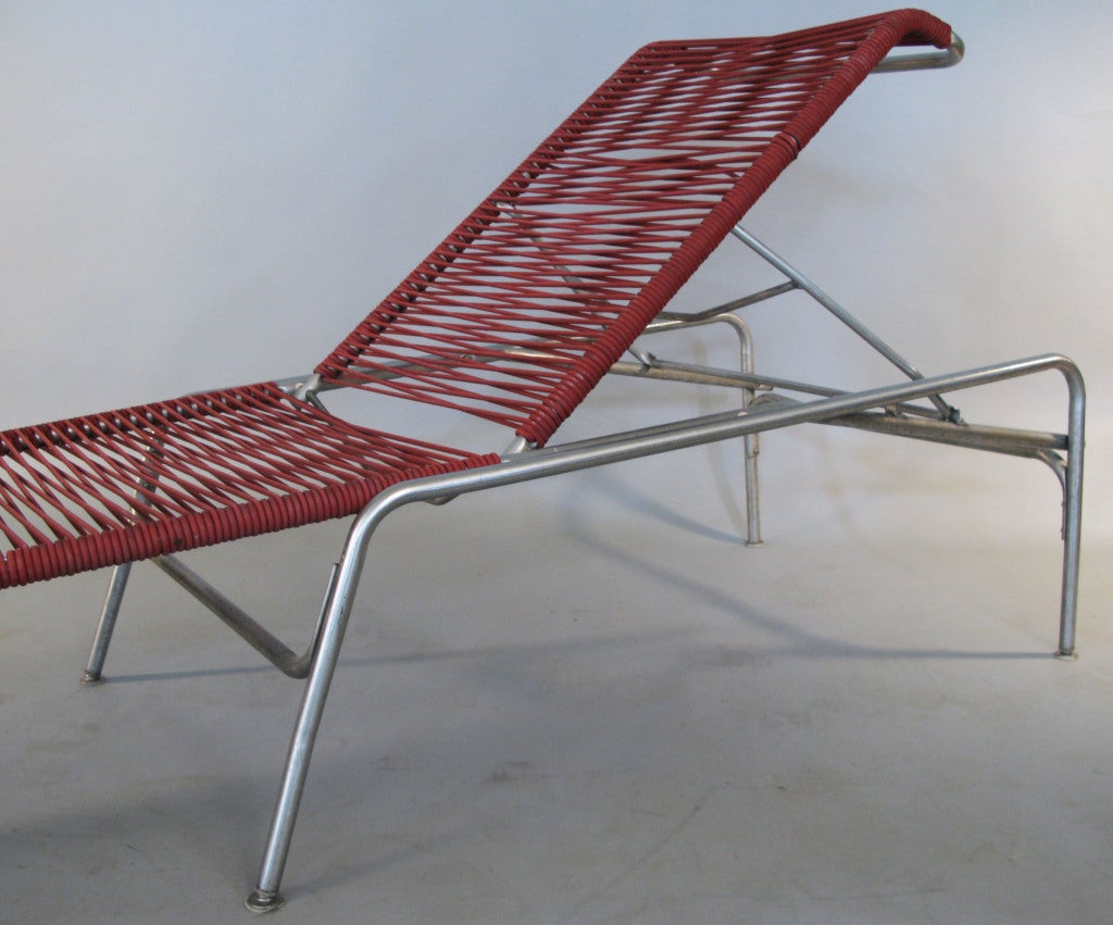 Mid-20th Century Pair of Italian 1960s Chaise Lounges