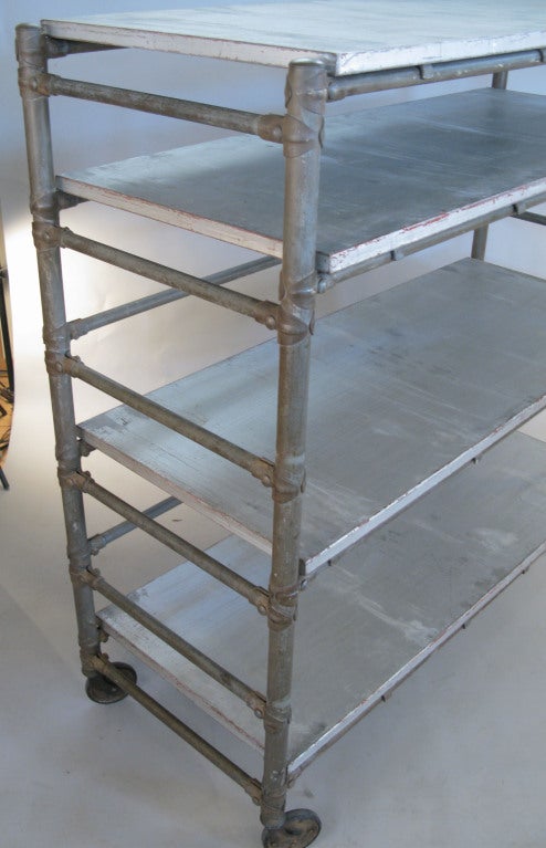 industrial rolling shelf