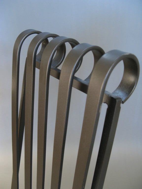 high back wrought iron chairs