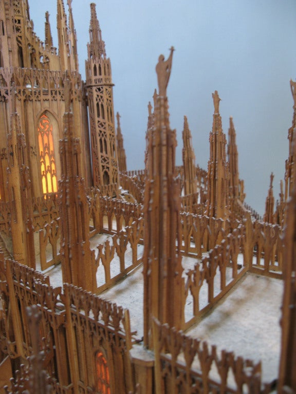 Antique Scale Model of the Duomo di Milano 3