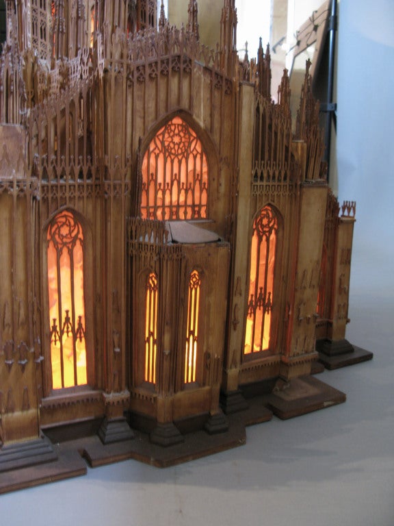 Sycamore Antique Scale Model of the Duomo di Milano
