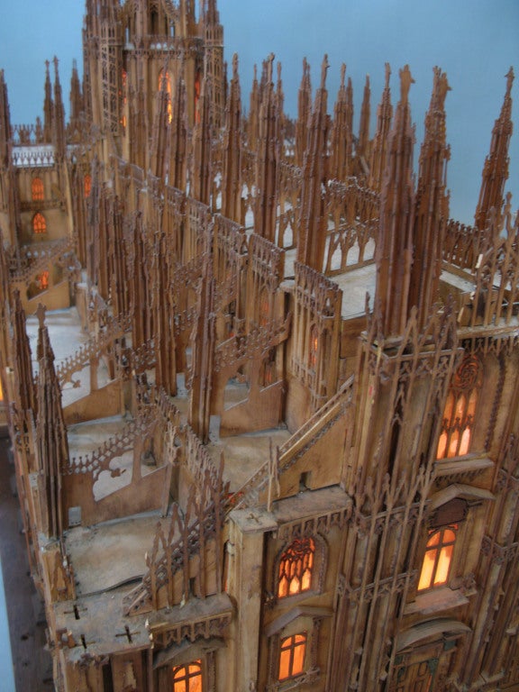 Antique Scale Model of the Duomo di Milano 1