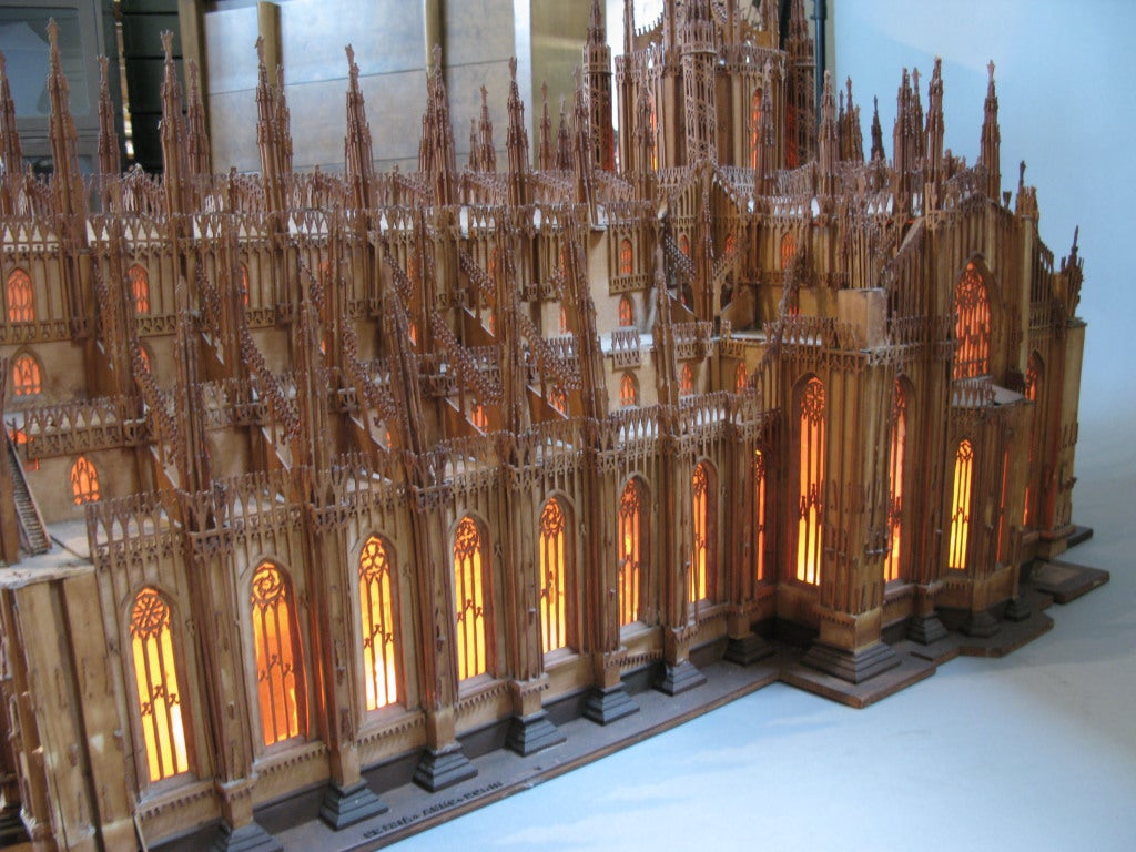 Antique Scale Model of the Duomo di Milano 2