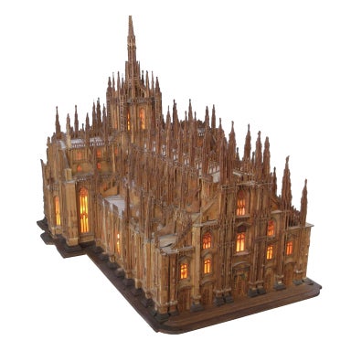 Antique Scale Model of the Duomo di Milano at 1stDibs