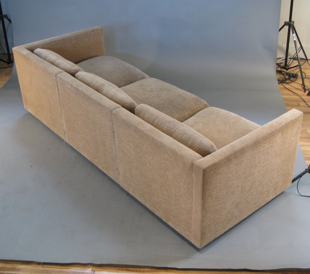 Upholstery Vintage Modern Sofa by Charles Pfister for Knoll