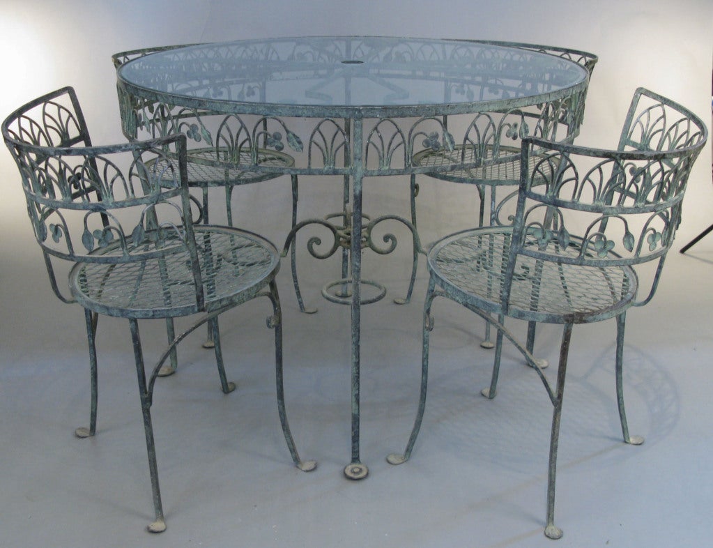 1940 S Wrought Iron Patio Furniture