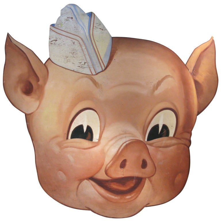 Vintage Piggly Wiggly Trade Sign