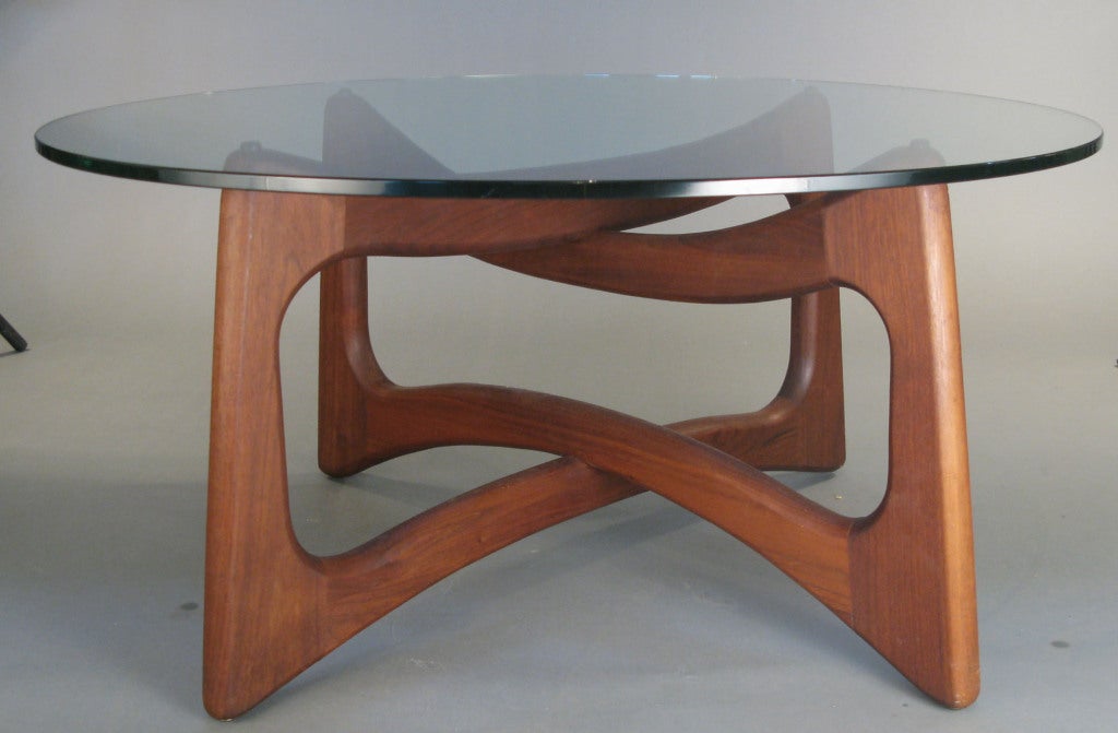 American Vintage Open Cube Cocktail Table in Walnut by Adrian Pearsall