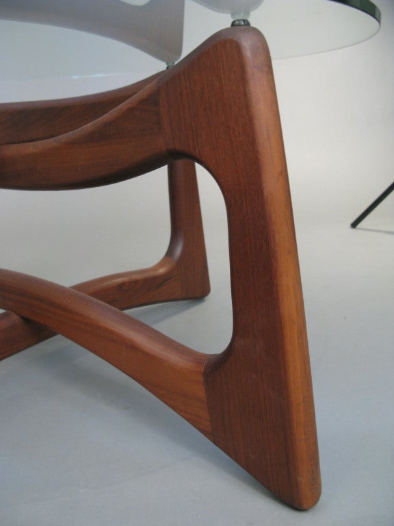 Mid-20th Century Vintage Open Cube Cocktail Table in Walnut by Adrian Pearsall