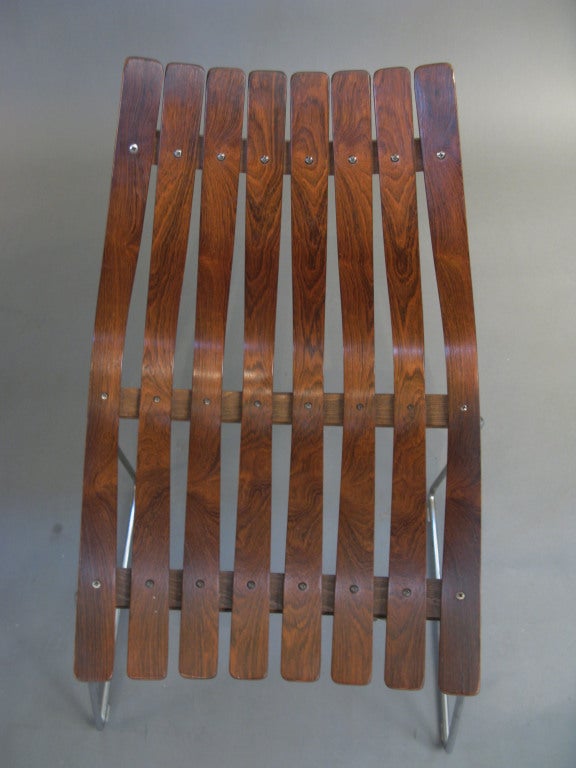 Set of Four Rosewood Scandia Chairs by Hans Brattrud 2