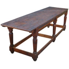 Antique Walnut Refectory Table