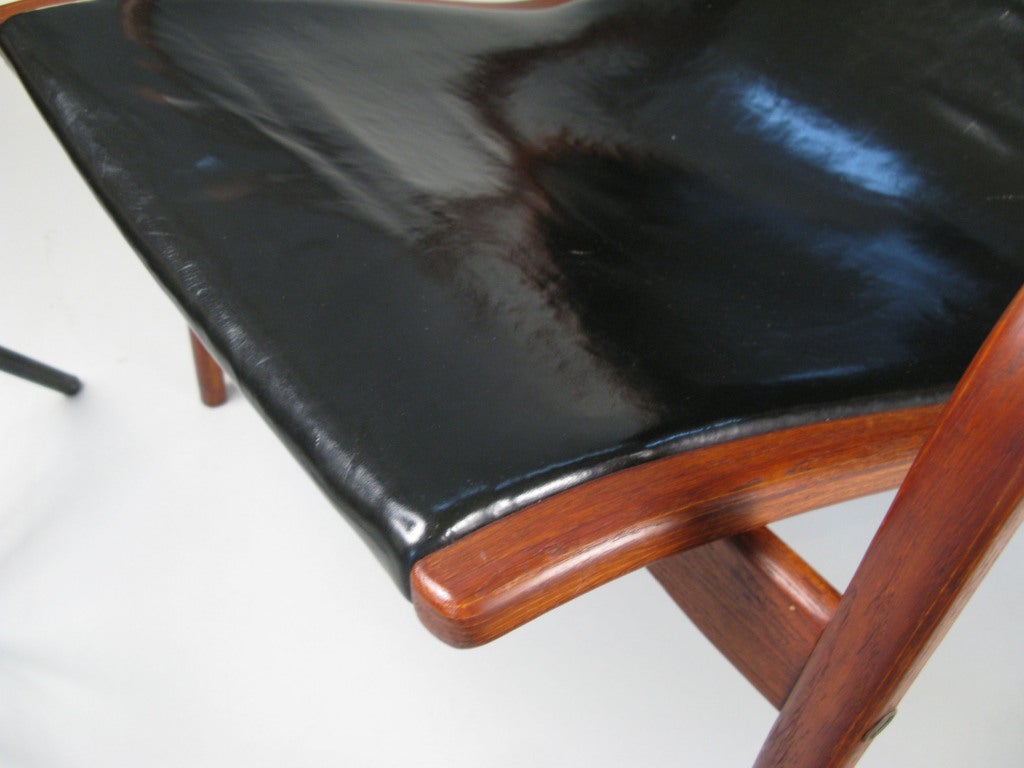 Vintage Lamino Leather Lounge Chair by Yngve Ekstrom 2