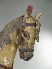Figurine Cheval Vintage Fait Main - Inde Années 1920 - Collection Rare I703