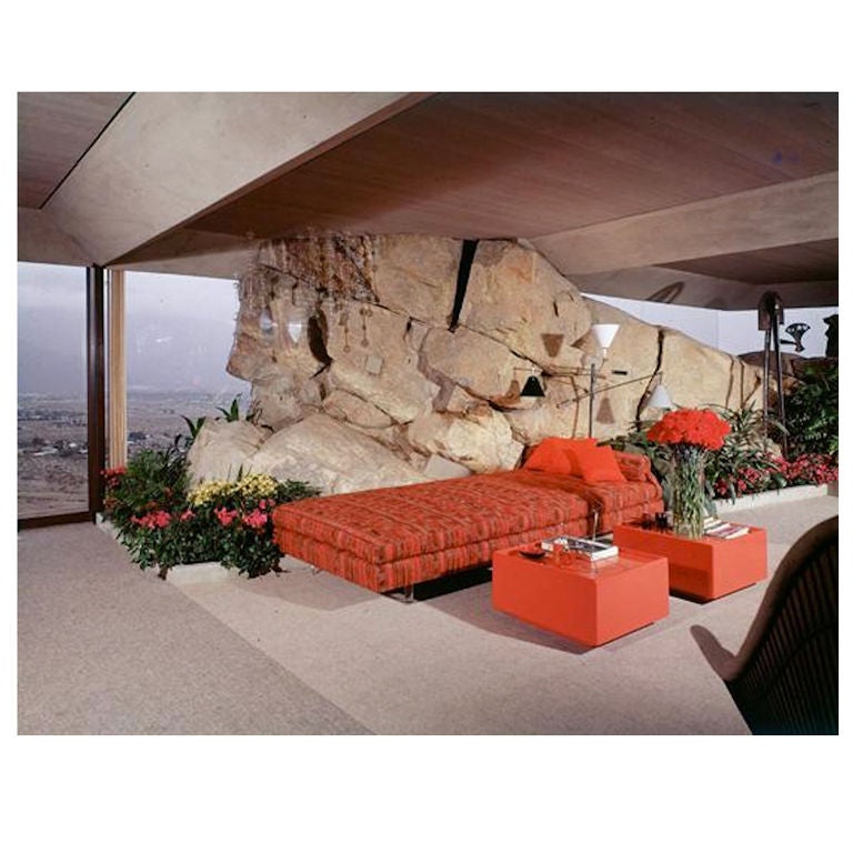 "Elrod House: Bed Red" by Leland Y. Lee, 1968 For Sale