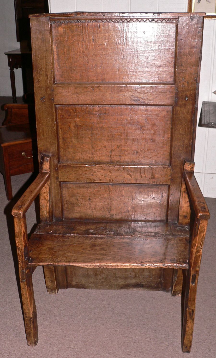 Rustic Welsh 18th Century Bench