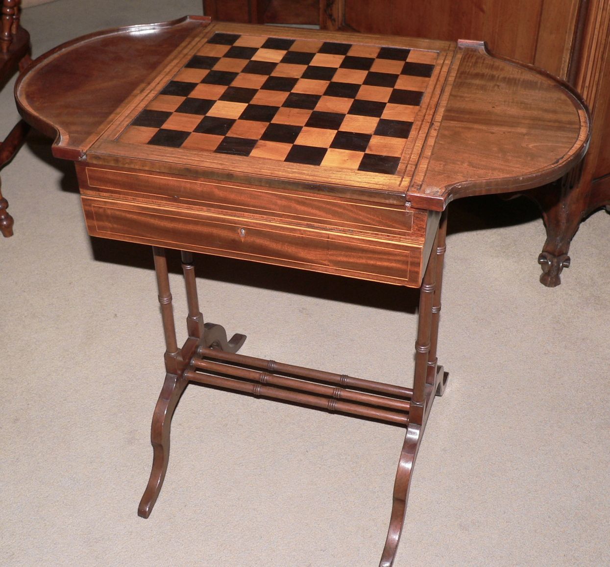 English Edwardian Game Table