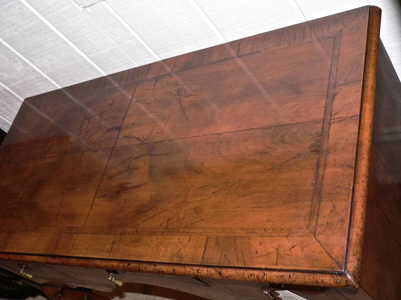 English Edwardian Walnut Dressing Table 2