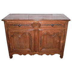 French Walnut and Applewood Buffet from Provence