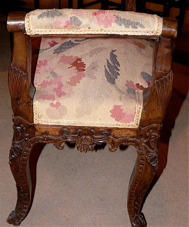 French Walnut Window Seat