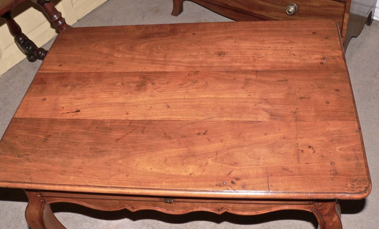 French 19th Century Cherry Side Table