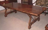 Walnut Trestle Table