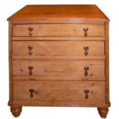 Antique English Pine Specimen Chest