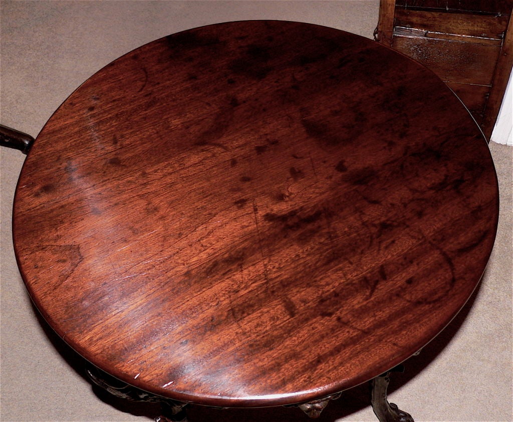 English 19th Century  Cast Iron Pub Table