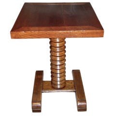 French Oak Cafe Table