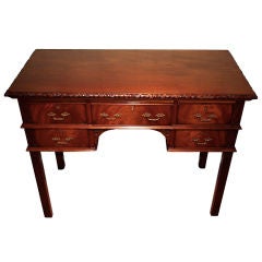 English Mahogany Dressing Table