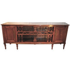 Antique French Walnut Enfilade from Picardy