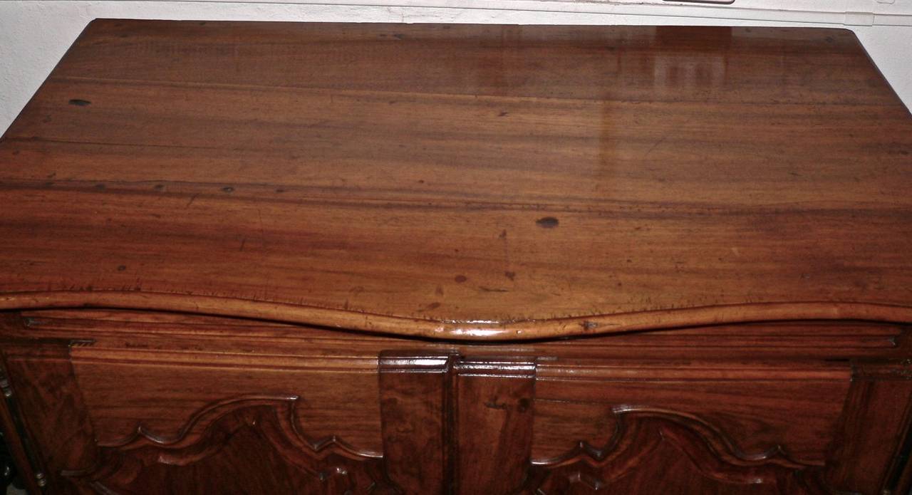 Louis XV French Walnut Buffet from Provence For Sale