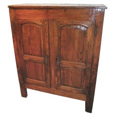 Antique French 18th Century  Yew Armoire of Rare Small Size