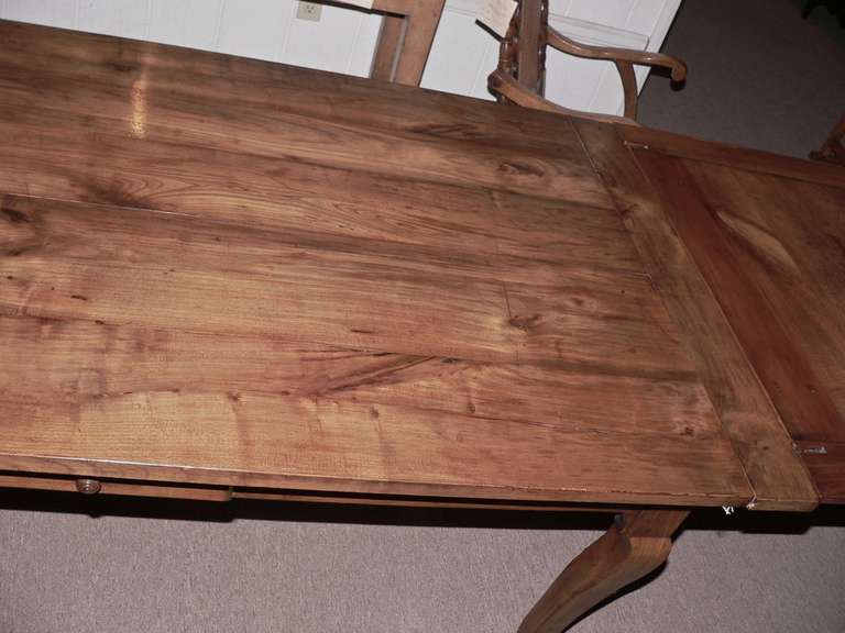 19th Century French Brittany Extending Farm Table