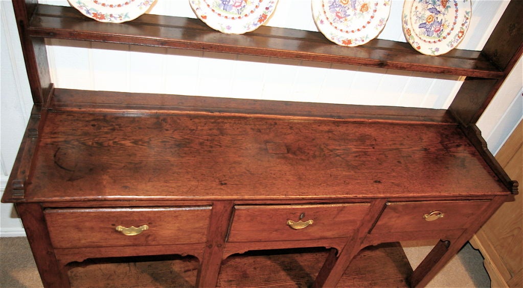 Welsh Oak Pot Board Dresser from Camarthenshire 2