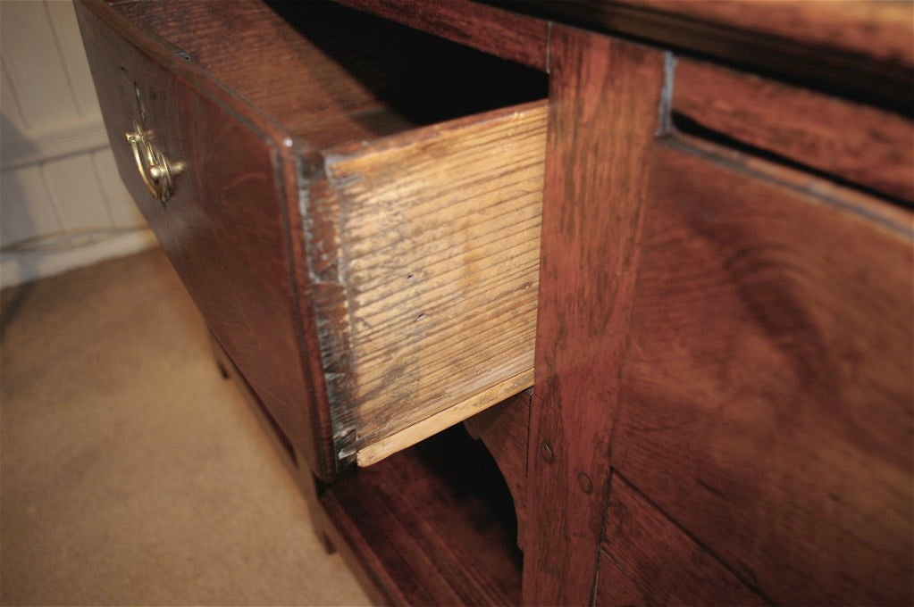 Welsh Oak Pot Board Dresser from Camarthenshire 3