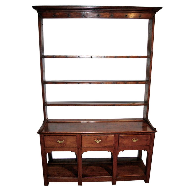 Welsh Oak Pot Board Dresser from Camarthenshire