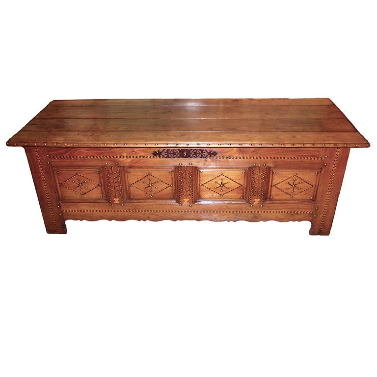 French 19 Century Coffer from Brittany