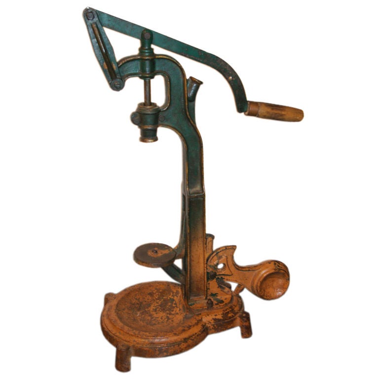 French Antique Wine Bottle Corker at 1stDibs