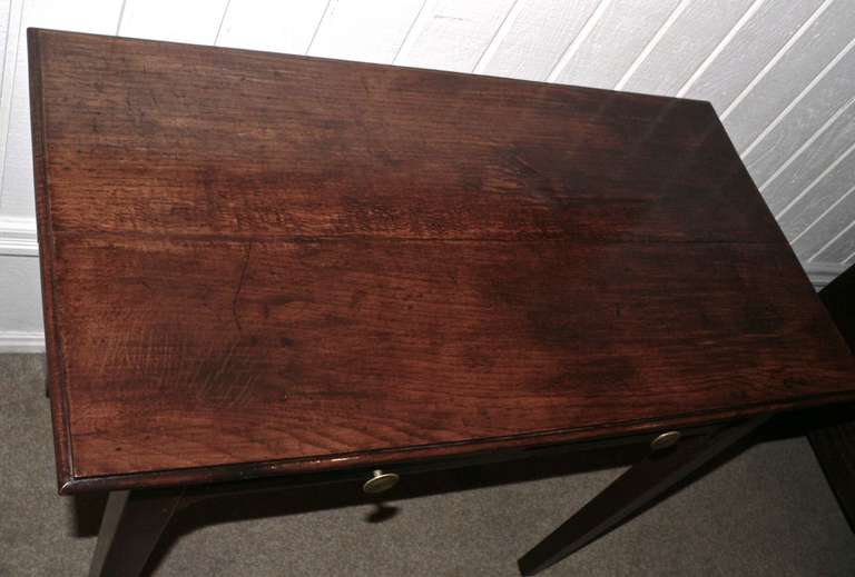 Joinery English Early 19th Cent. Oak Side Table